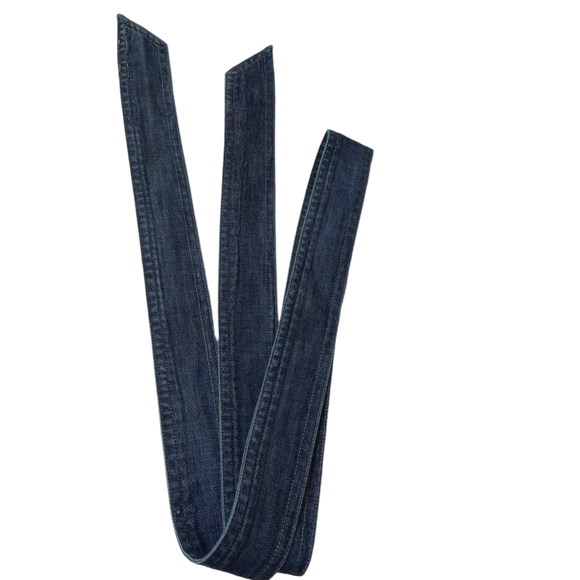 Ralph Lauren Lauren Tie Waist Sash Belt Longsleeve Denim Shirt Dress In Blue - Picture 7 of 10